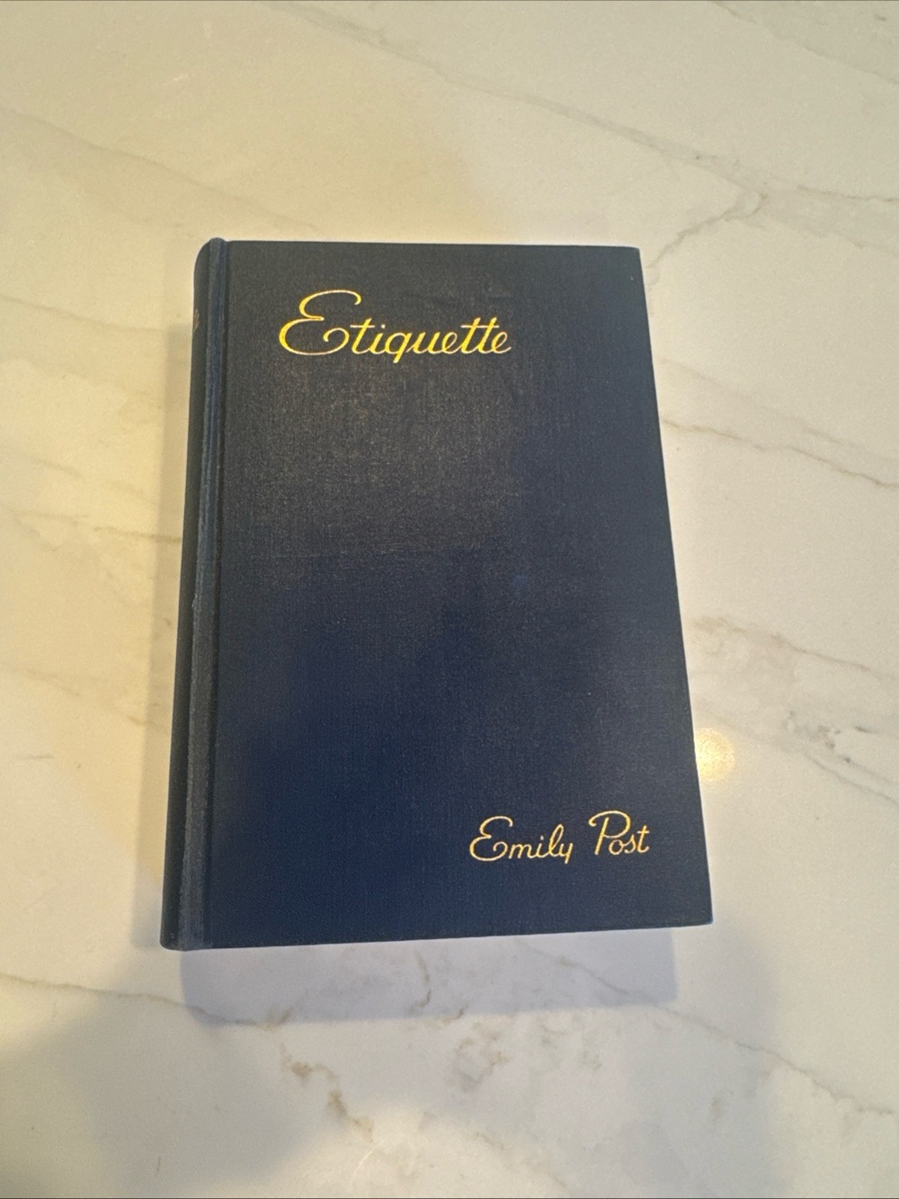 Etiquette By Emily Post 1947 Hardcover Book The Blue Book of Social Usage